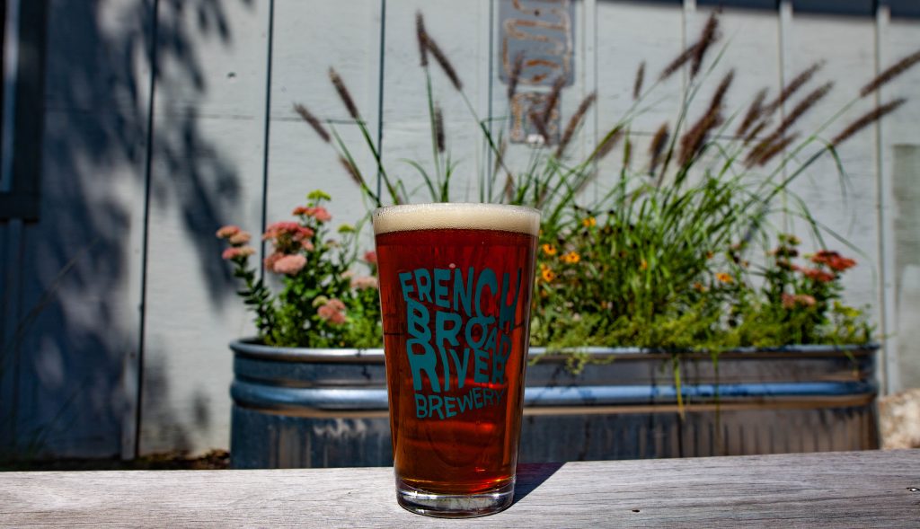 2 Pint Glass Set French Broad River Brewery