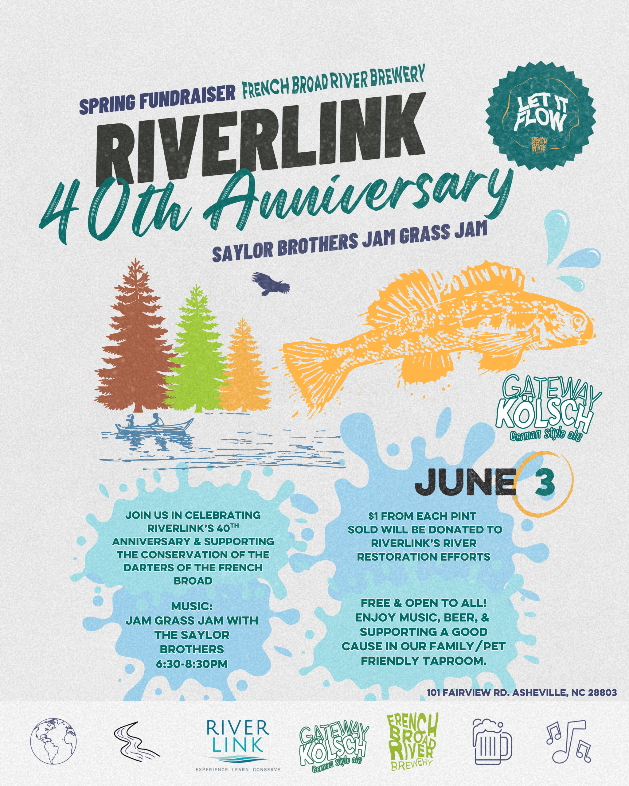 Riverlink 40th Anniversary X Jam Grass Jam